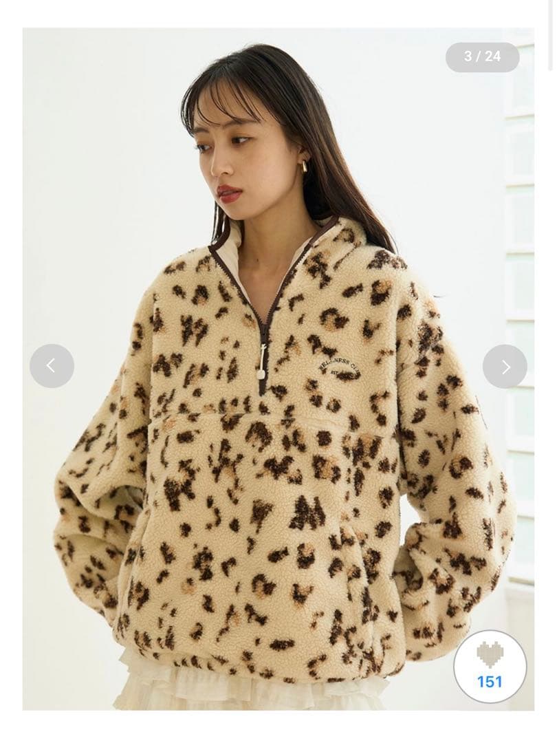 スナイデル 美品 ハーフジッププルオーバー