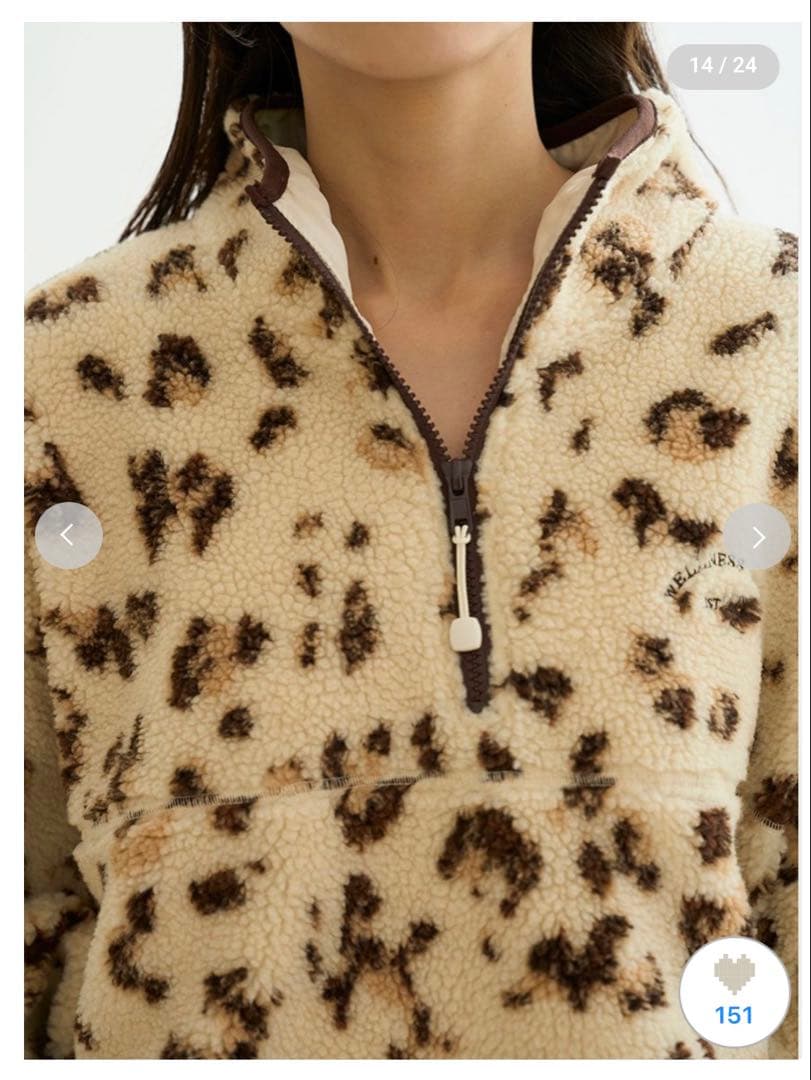 スナイデル 美品 ハーフジッププルオーバー