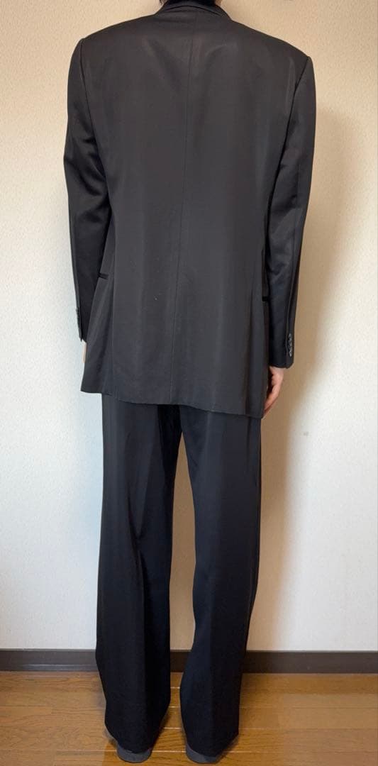 【良シルエット◎】 Giorgio Armani ウールシルク セットアップ