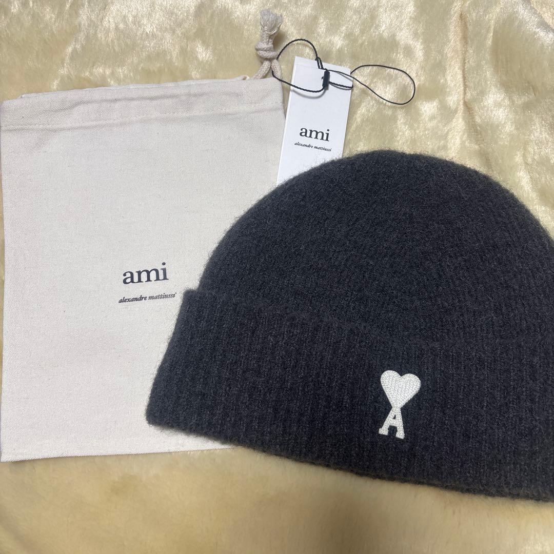 ami paris ビーニー ニット帽