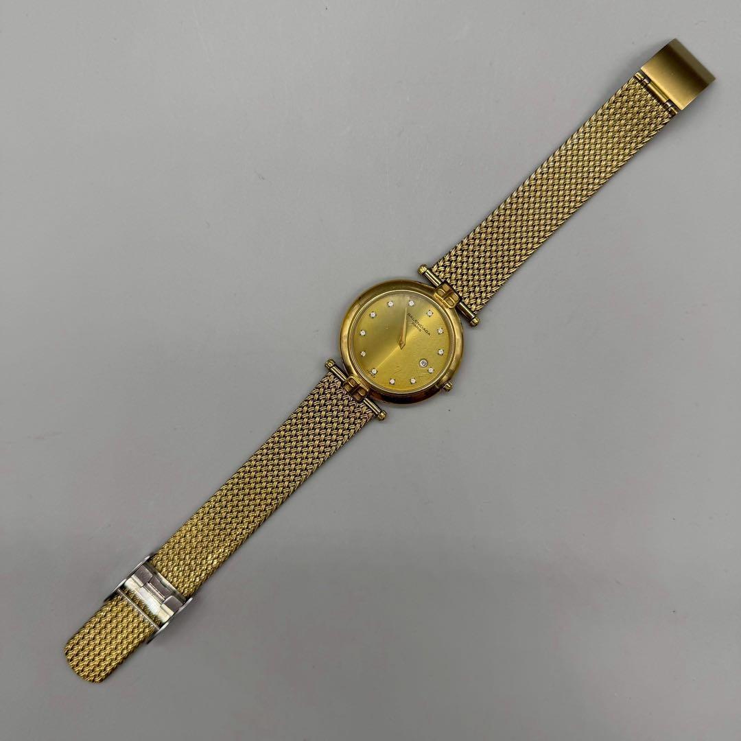 新品電池✨BALENCIAGA 腕時計 ラインストーンベゼル12P 石文字盤