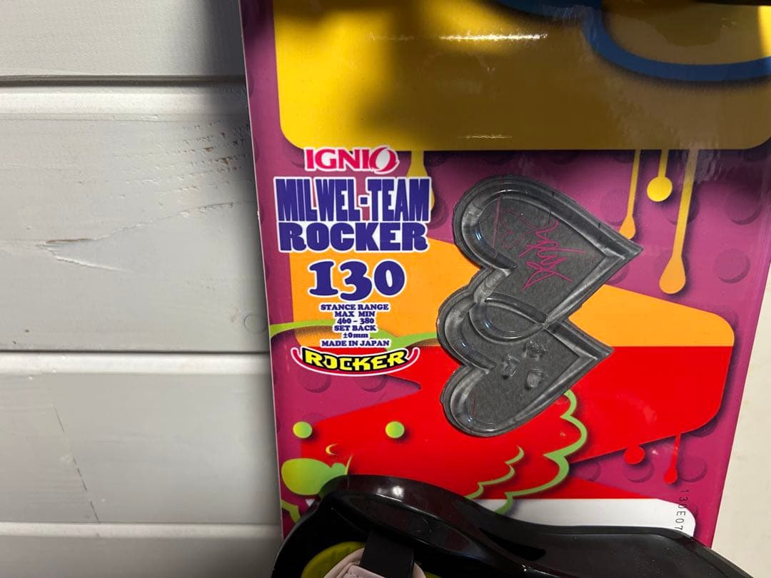 IGNIO スノーボード　ビンディング付 130