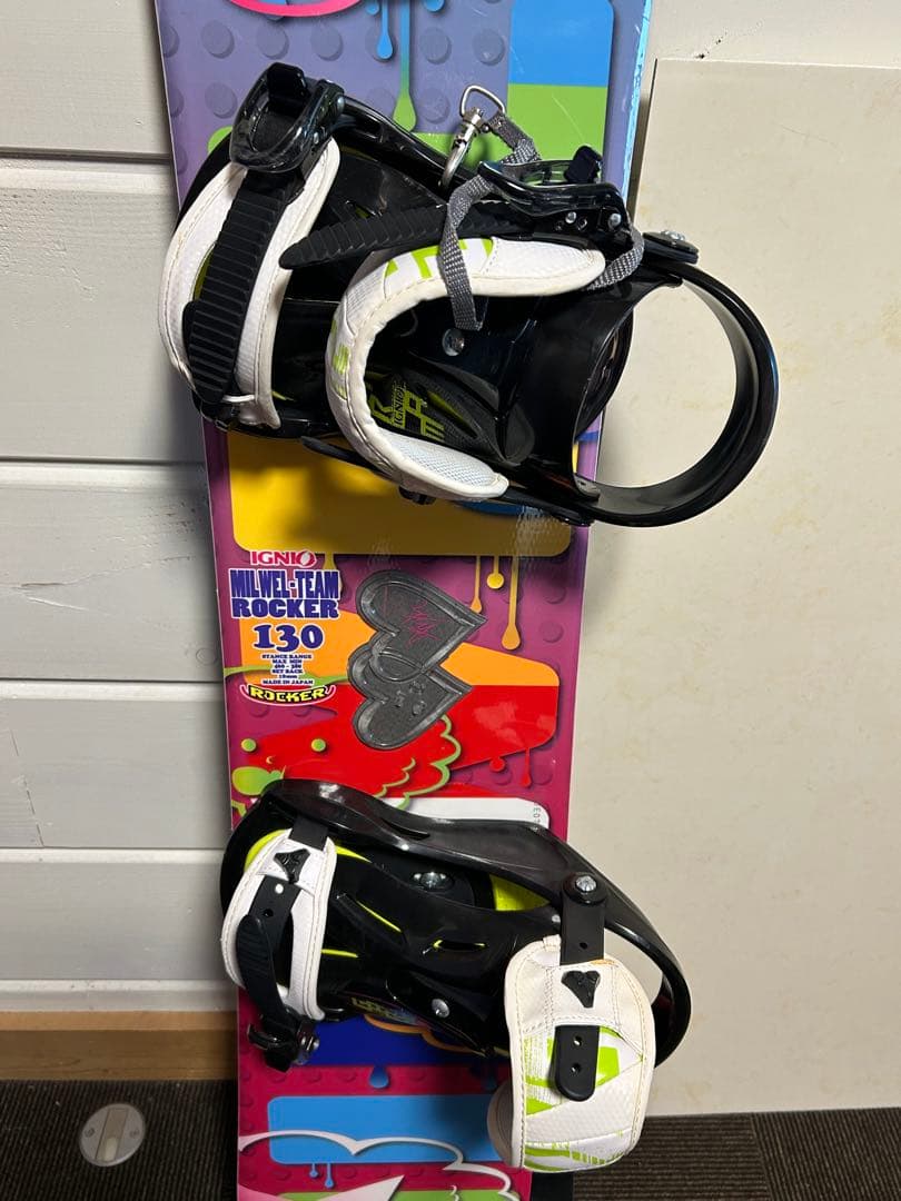 IGNIO スノーボード　ビンディング付 130