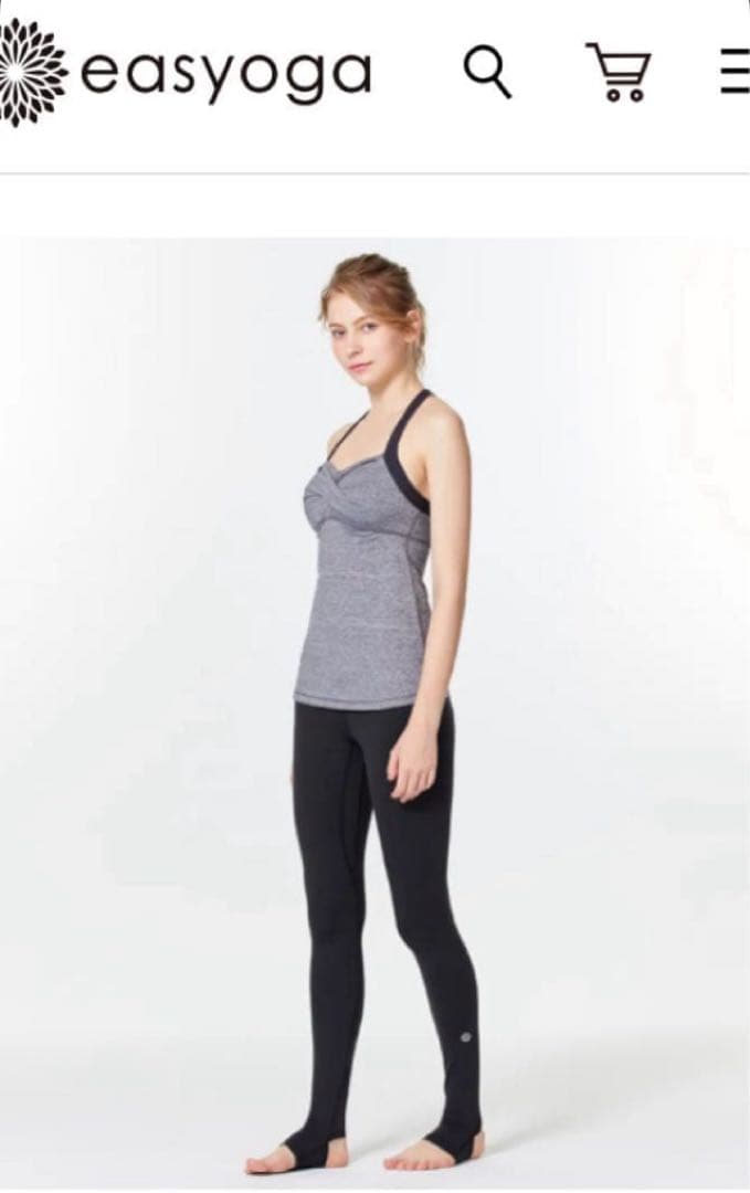 イージーヨガ easyoga トレンカレギンス M