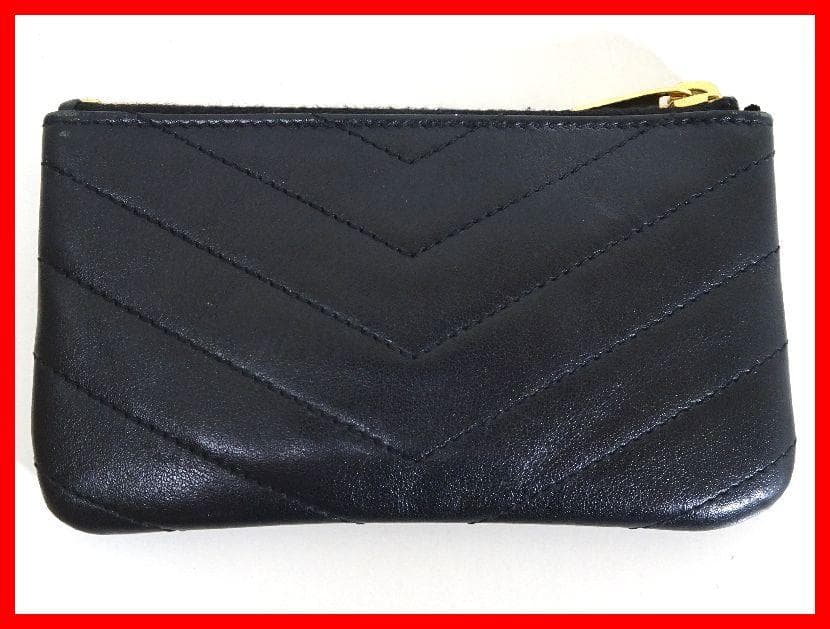 SAINT LAURENT　キーケース　モノグラム　ブラック　中古　Mイ-425
