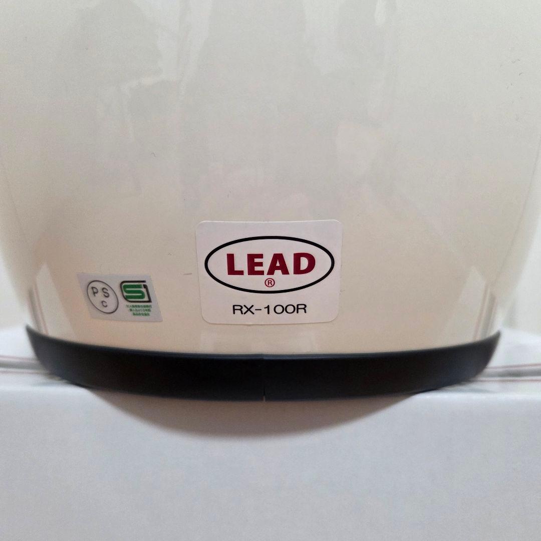 LEAD RX-100R リード工業 フルフェイス ヘルメット ホワイト