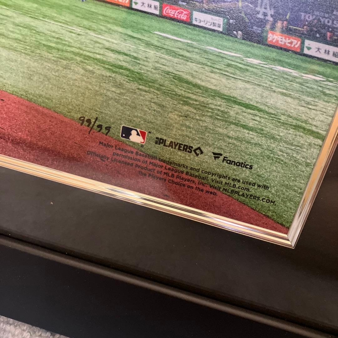 佐々木朗希 直筆サイン FANATICS 約40cm✖️50cm(特大フォト)