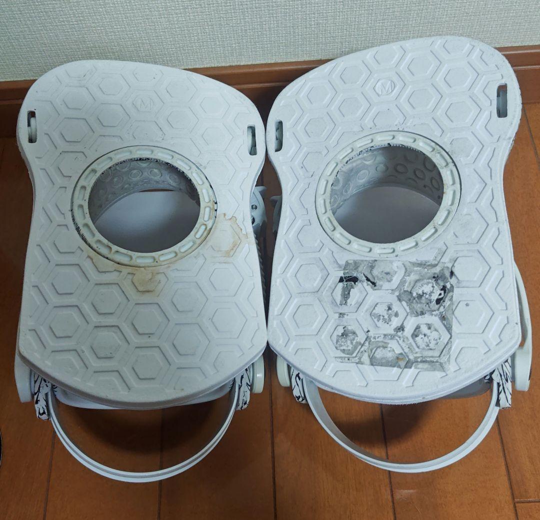 UNION MILAN サイズM スノーボードビンディング ホワイト