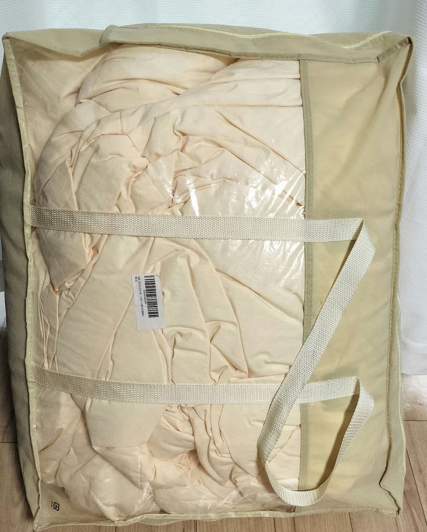 安眠工場 羽毛布団 2枚合せ ダブル 合掛1.0kg、薄掛0.5kg