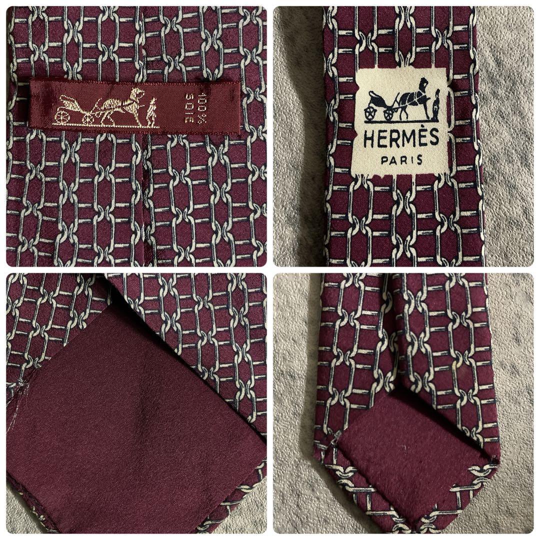 【極美品】 極上ウール セットアップスーツ × HERMESネクタイ 小物付き