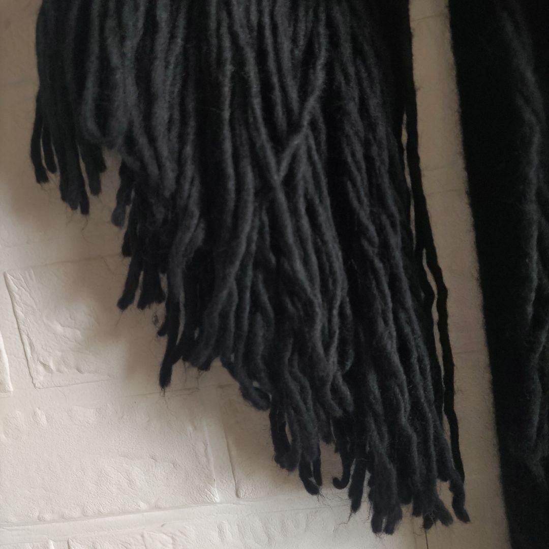 専用✨DIESEL　ディーゼル 　ロングフリンジ ジップアップ オーバーコート