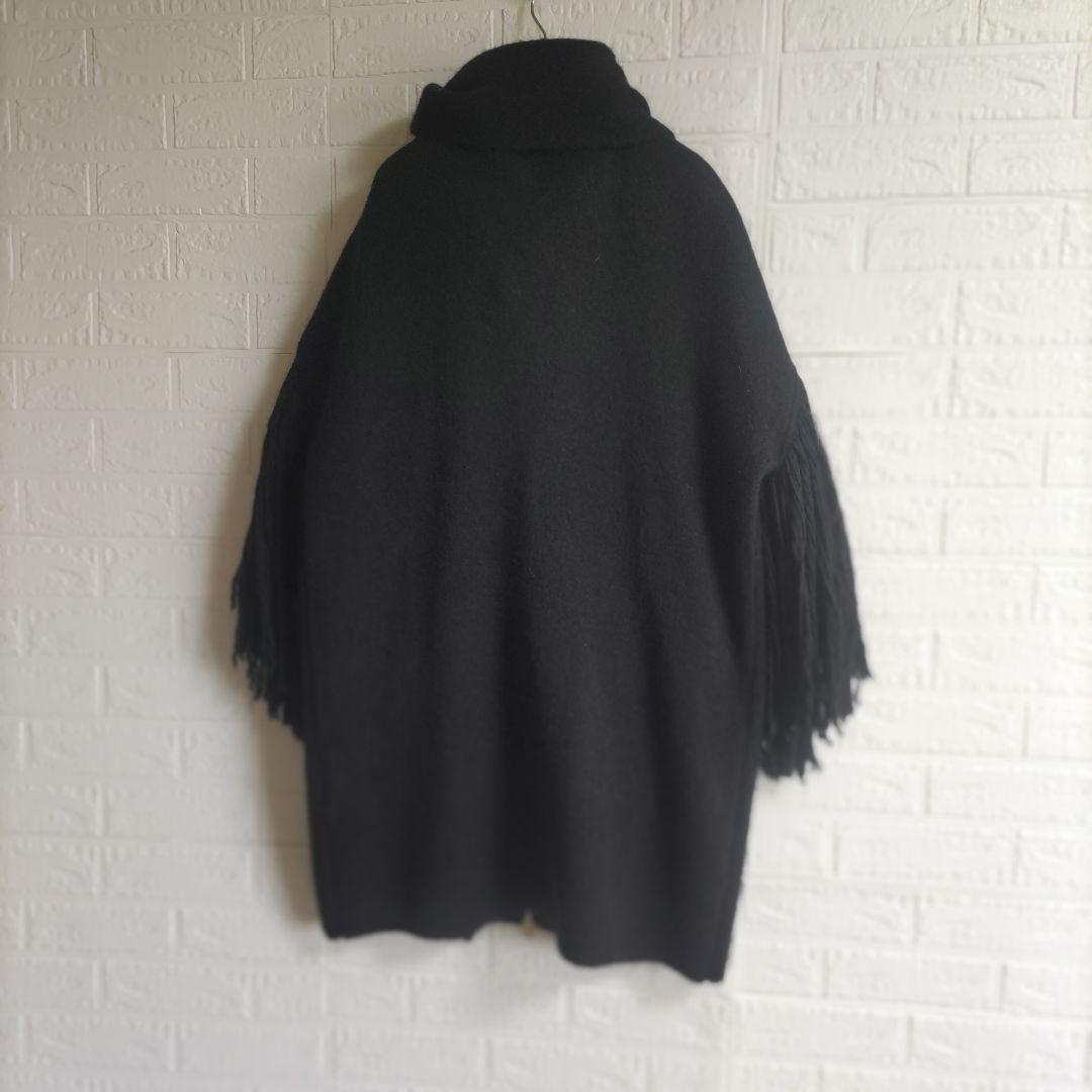 専用✨DIESEL　ディーゼル 　ロングフリンジ ジップアップ オーバーコート