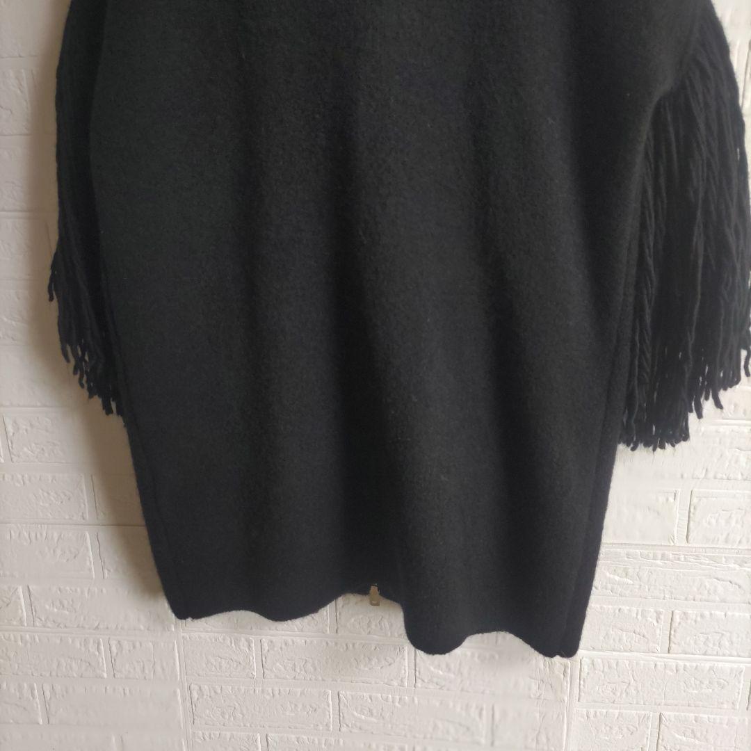 専用✨DIESEL　ディーゼル 　ロングフリンジ ジップアップ オーバーコート