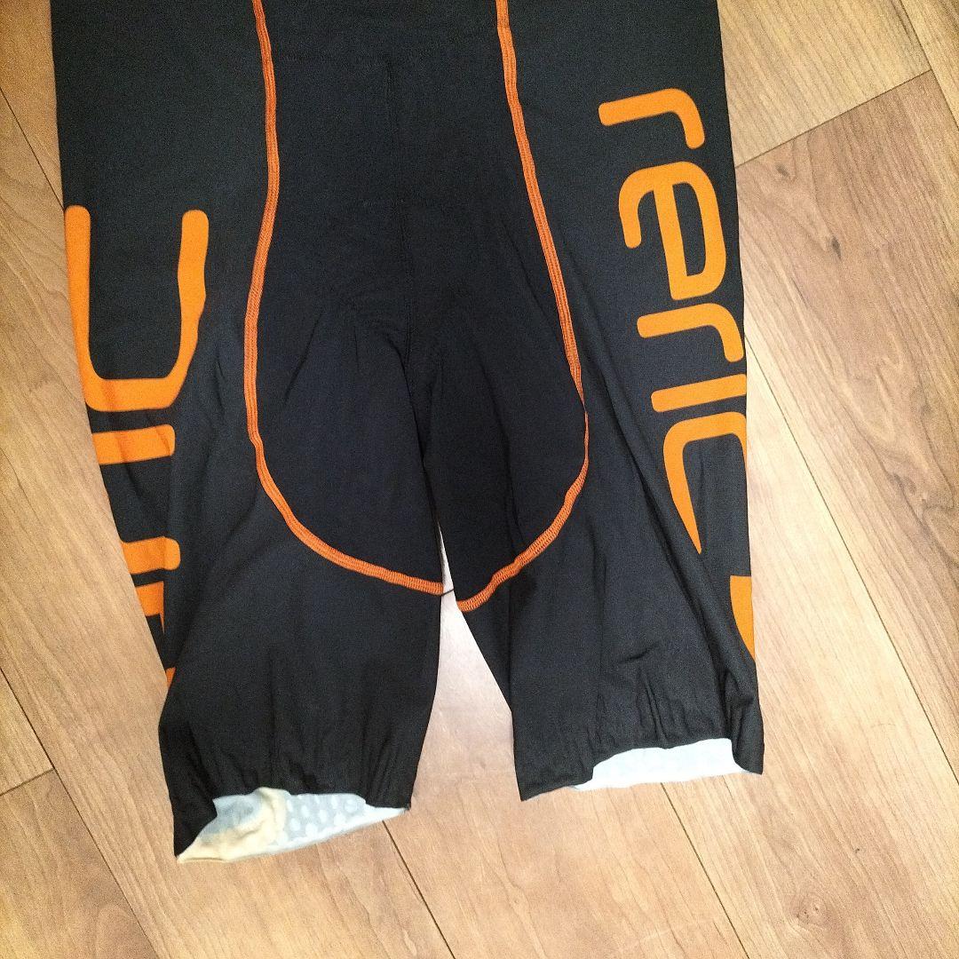 新品 メンズL レリック RERIC トライアスロン レーススーツ 黒 オレンジ