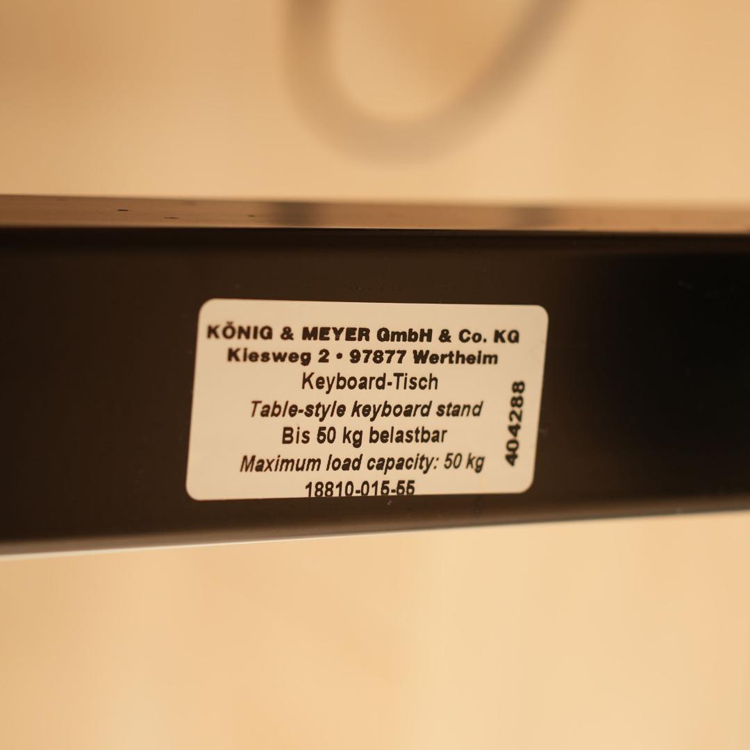 【美品】K&M 18810 Omegaキーボードスタンド ケーアンドエム
