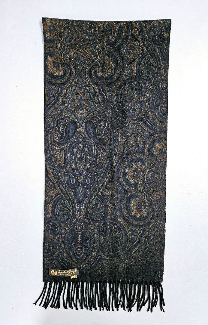 t*u様 Loro Piana ロロピアーナ カシミヤ100% ペイズリー柄 マ