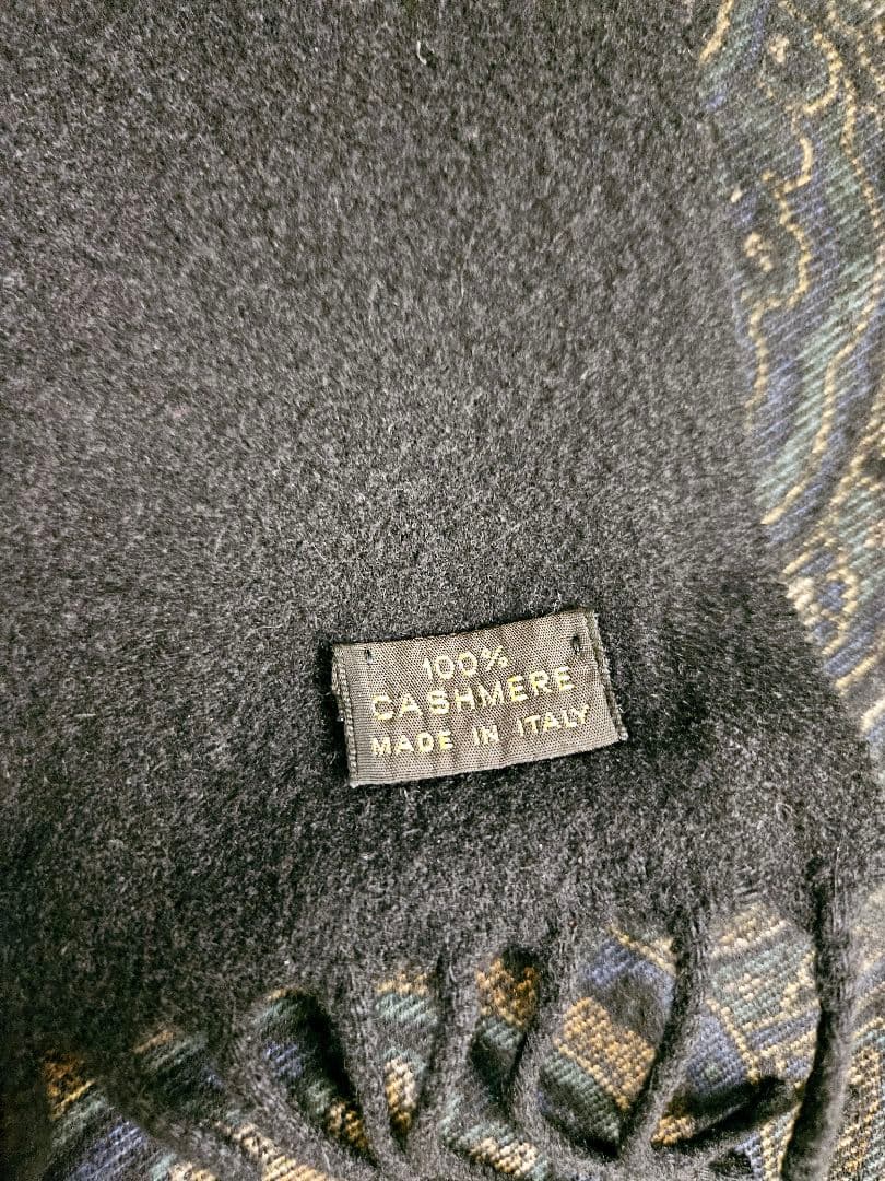 t*u様 Loro Piana ロロピアーナ カシミヤ100% ペイズリー柄 マ