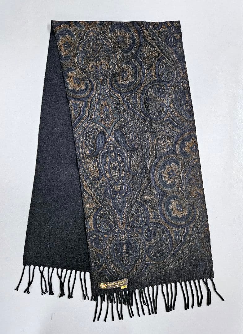 t*u様 Loro Piana ロロピアーナ カシミヤ100% ペイズリー柄 マ