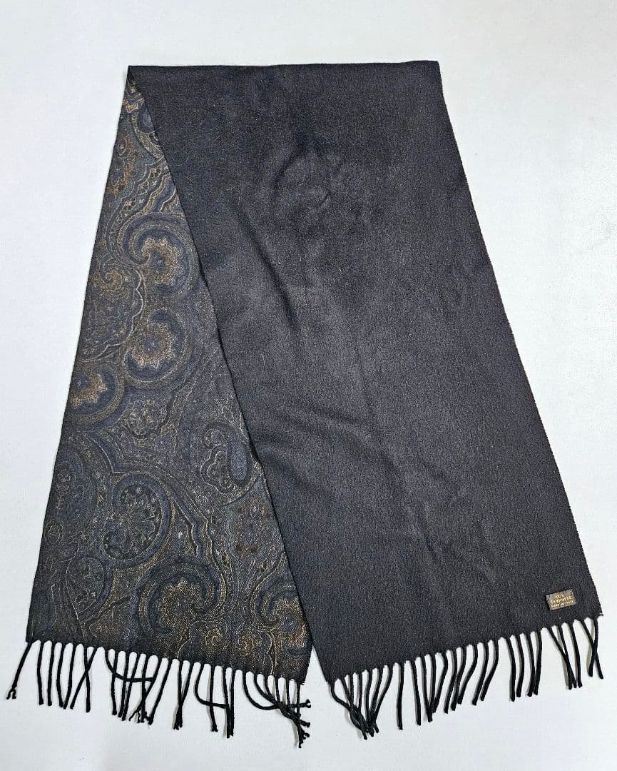 t*u様 Loro Piana ロロピアーナ カシミヤ100% ペイズリー柄 マ