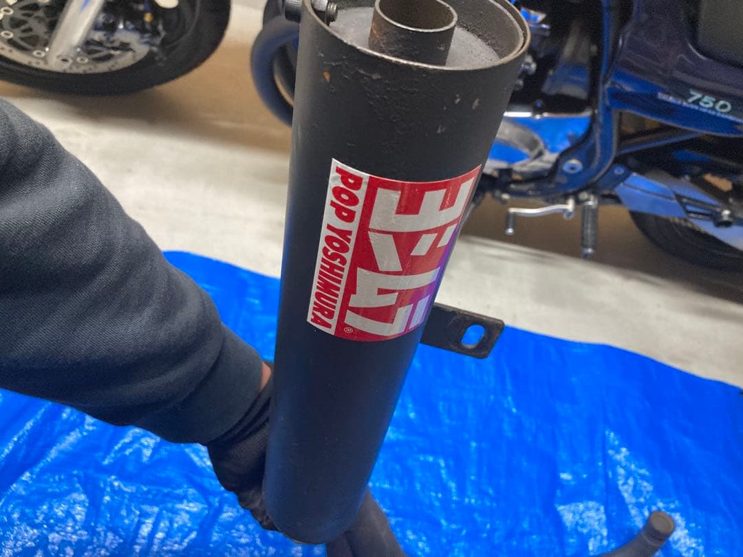 ゼファー750 ショート管