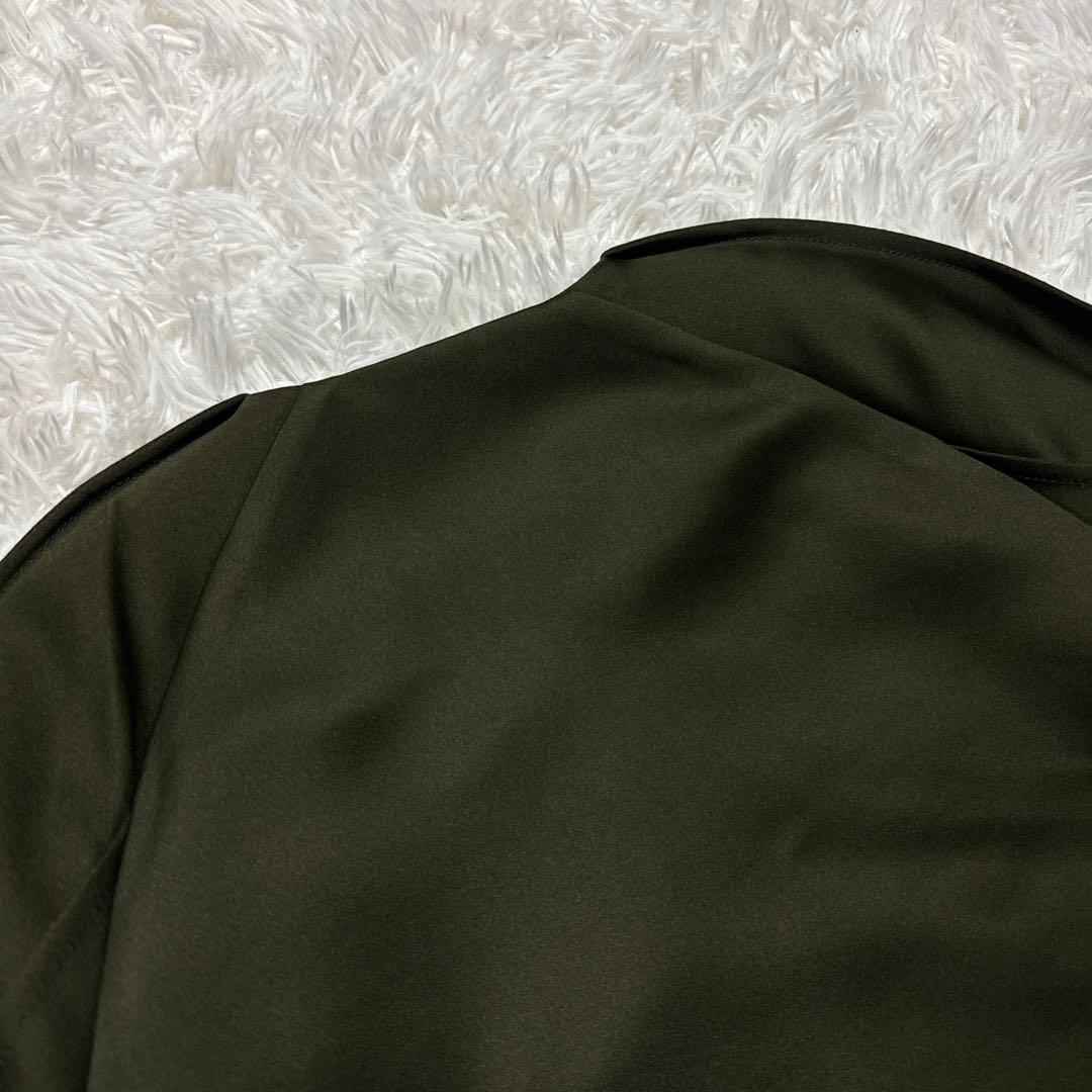 美品☆ UN3D.　アウトシームショートブルゾン カーキ