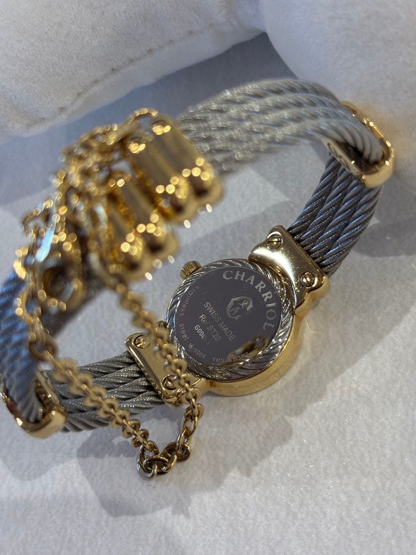CHARRIOL アナログ腕時計 ゴールド/グレー