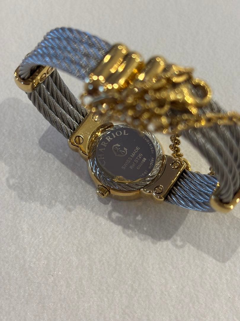 CHARRIOL アナログ腕時計 ゴールド/グレー