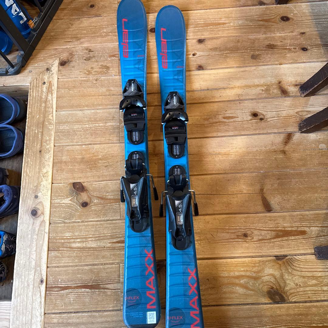 子供　ジュニア　スキー板　100cm Elan MAXX スキー板 U-FLEX
