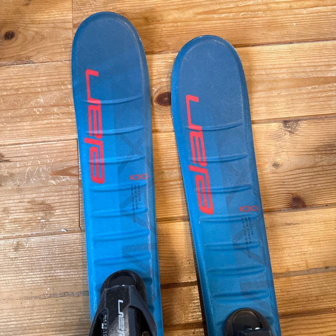 子供　ジュニア　スキー板　100cm Elan MAXX スキー板 U-FLEX