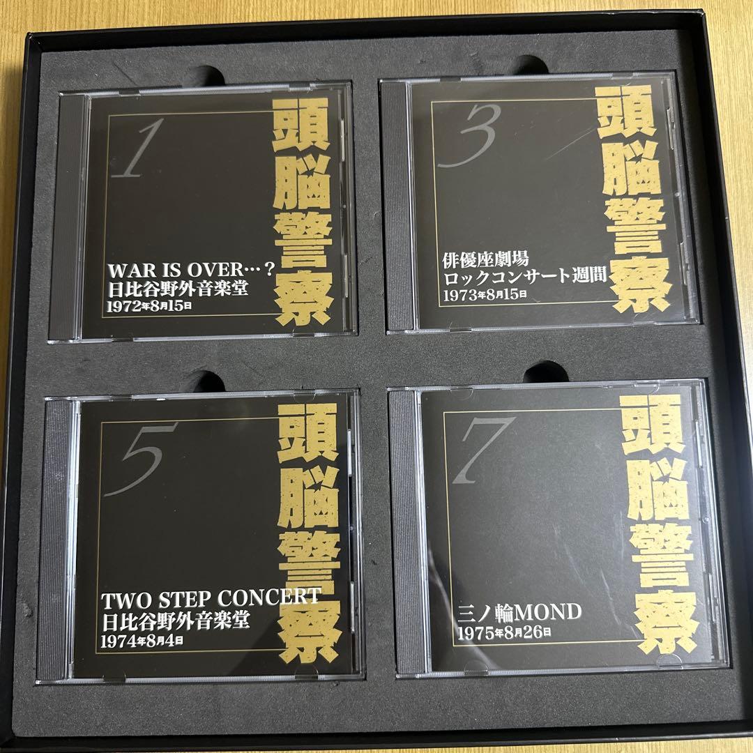 頭脳警察 LIVE Document 1972-1975 CD7枚DVD1枚