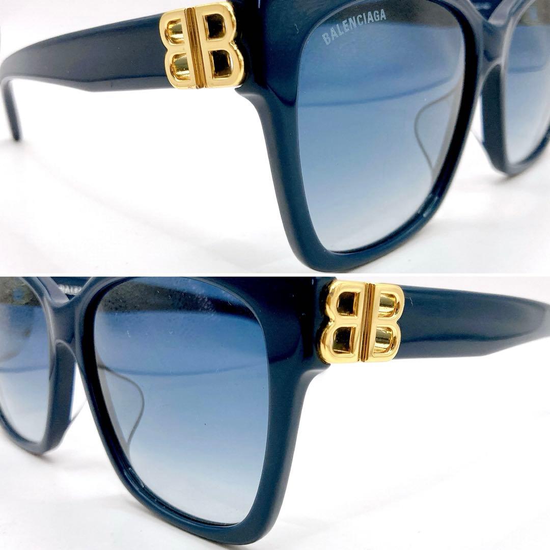 美品✨BALENCIAGA サングラス BB0102SA ウェリントン　度なし