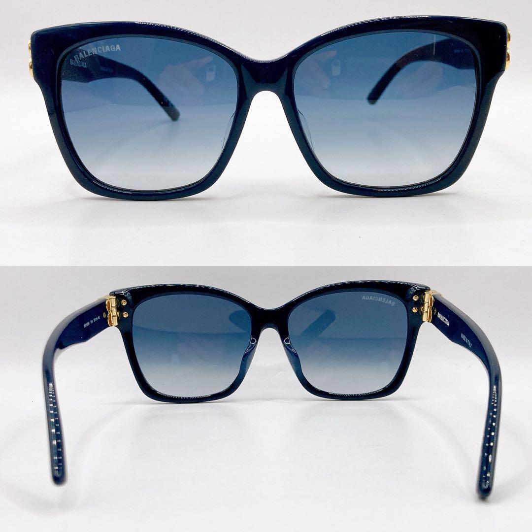 美品✨BALENCIAGA サングラス BB0102SA ウェリントン　度なし