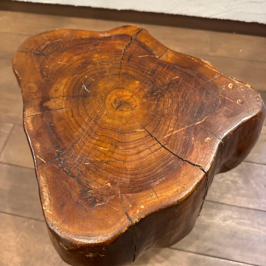 天然木 切り株 スツール オブジェ