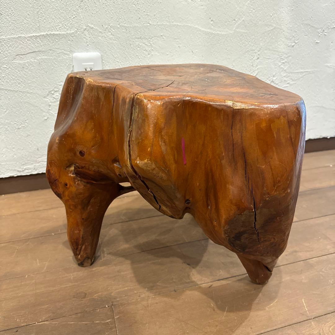 天然木 切り株 スツール オブジェ