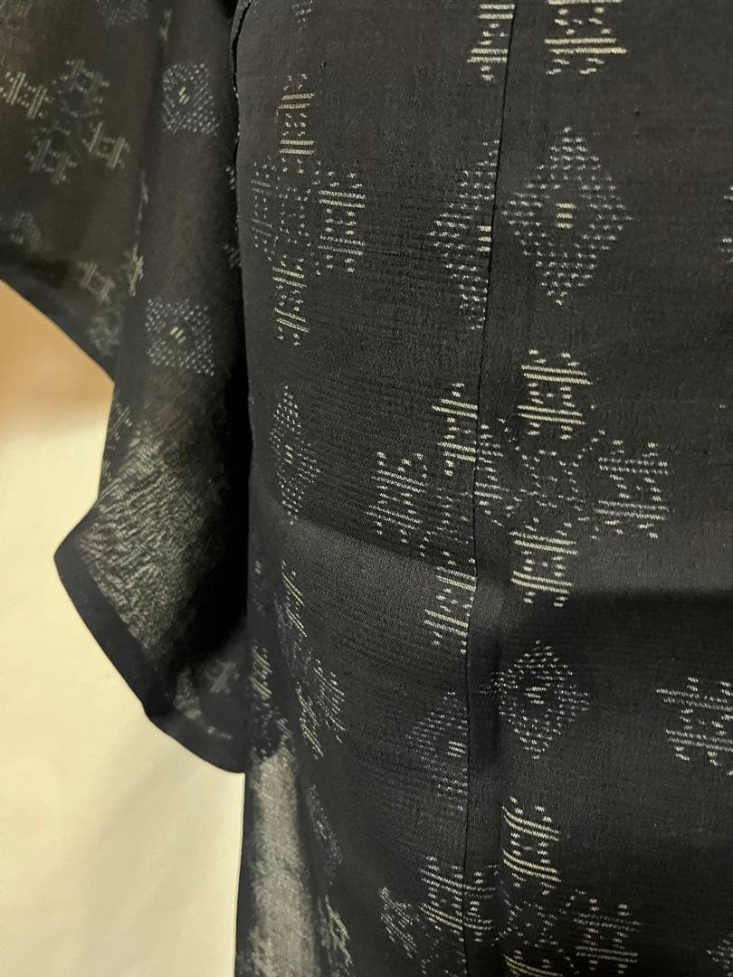 ☘️早い者勝ち☘️【国宝品】●国指定無形文化財【宮古上布】●苧麻●草木染●紬●盛夏