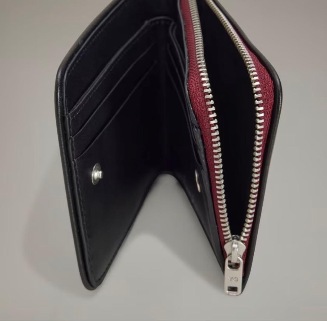 Y-3 ワイスリー 二つ折り財布 ジップウォレット レザー 新品未使用 保存袋付