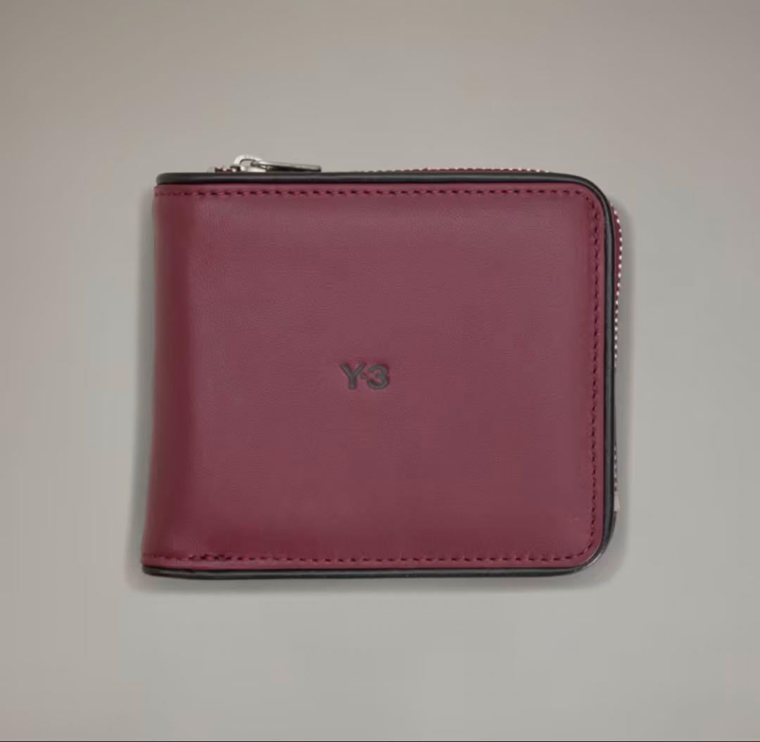 Y-3 ワイスリー 二つ折り財布 ジップウォレット レザー 新品未使用 保存袋付