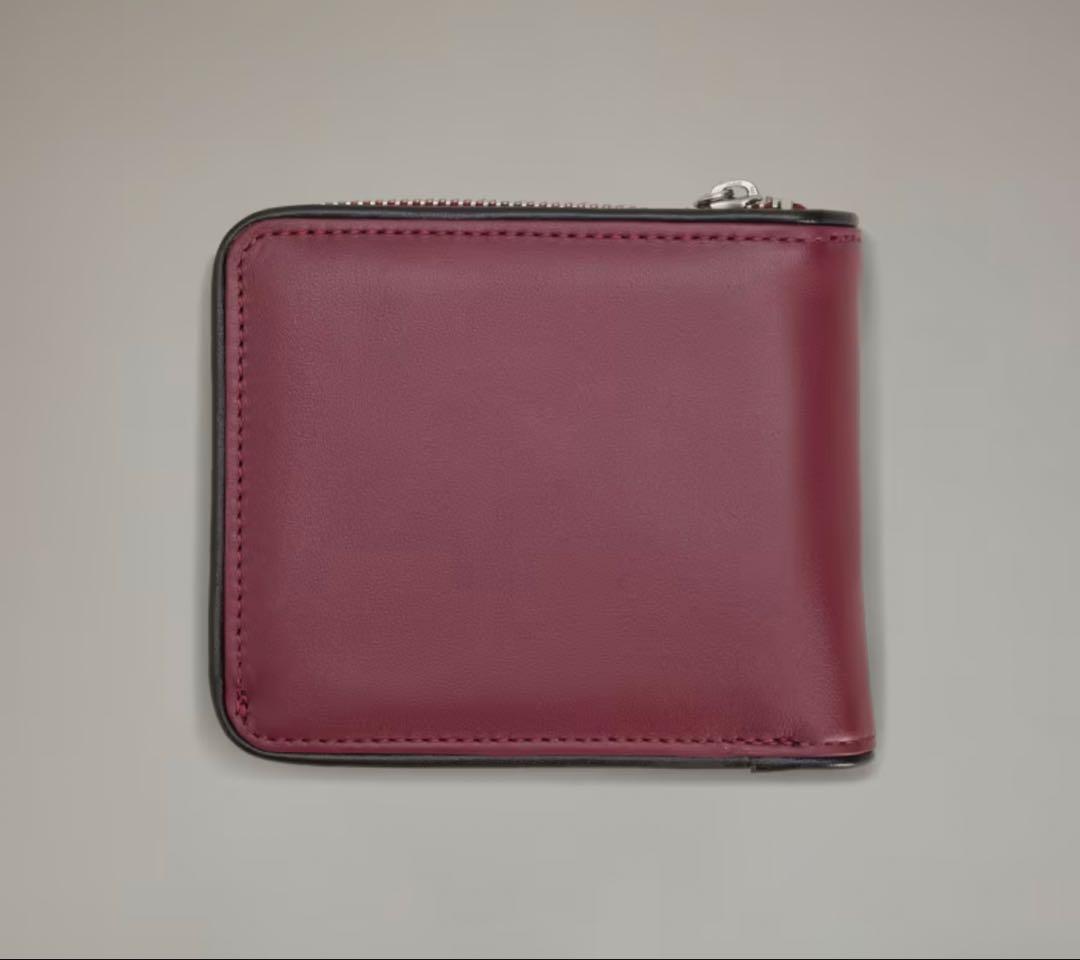 Y-3 ワイスリー 二つ折り財布 ジップウォレット レザー 新品未使用 保存袋付