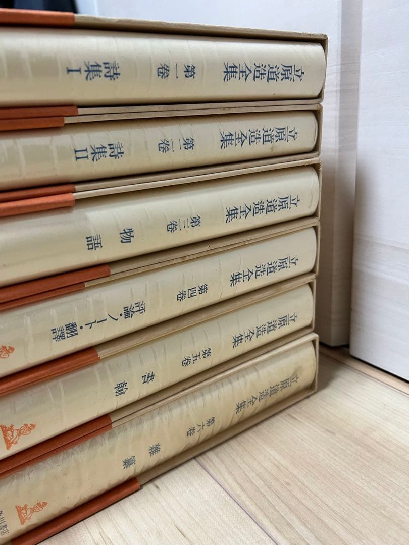 立原道造全集 全6巻 角川書店