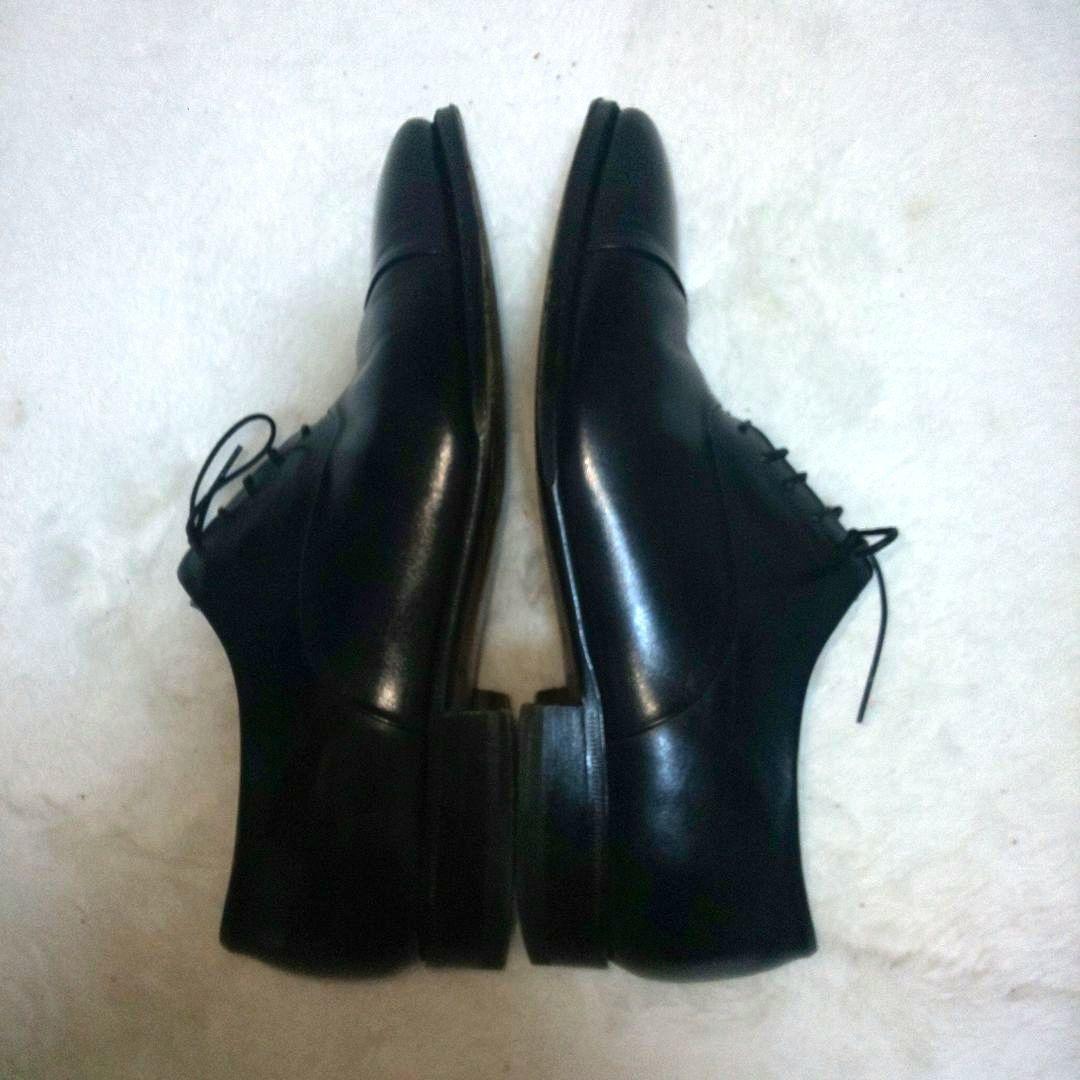 Enzo Bonafe ストレートチップ 6 1/2 ブラック