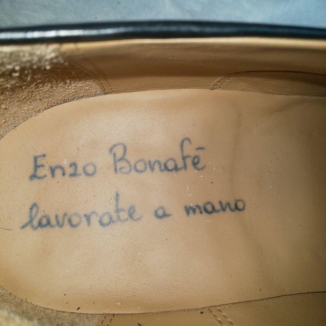 Enzo Bonafe ストレートチップ 6 1/2 ブラック