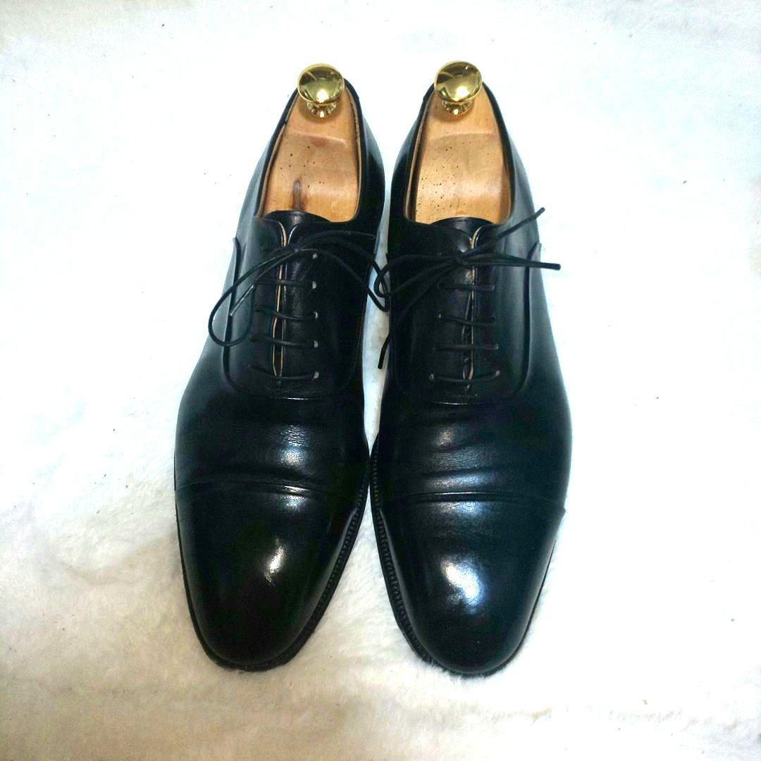 Enzo Bonafe ストレートチップ 6 1/2 ブラック