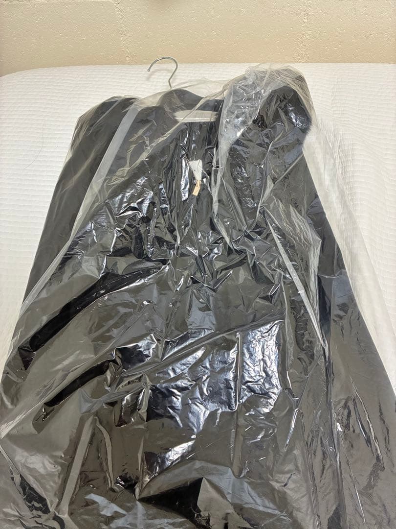 ウールカシミヤフードコート (黒)YONFA