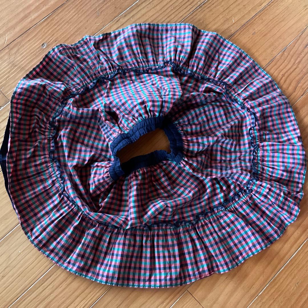 【美品】familiar リバーシブル　フリルスカート サイズ表記100cm