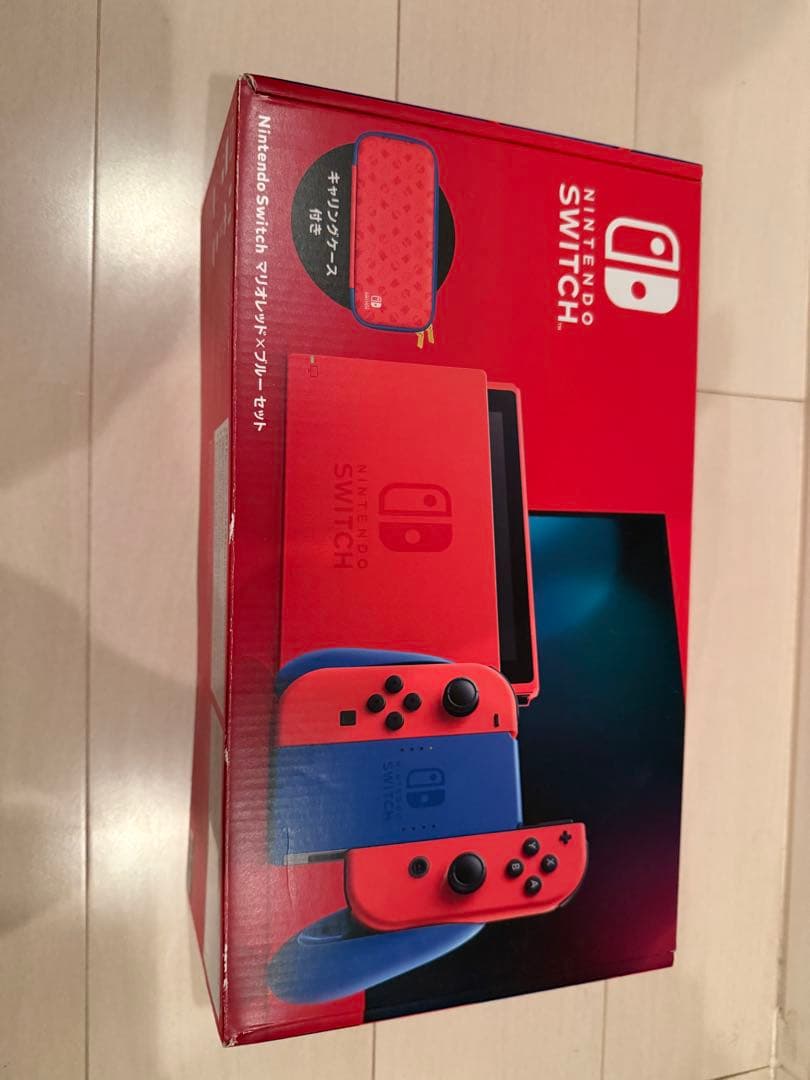 ☆美品☆ SWITCH/マリオレッド×ブルー セット　Switch マリオレッド