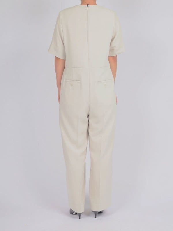 新品 MICA&DEAL ダブルクロス半袖サロペット オールインワン フォーマル