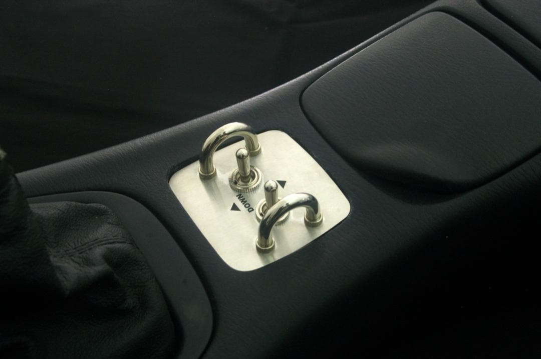 ロードスター NB 後期 ステンレスヘアライン パワーウインドウスイッチ