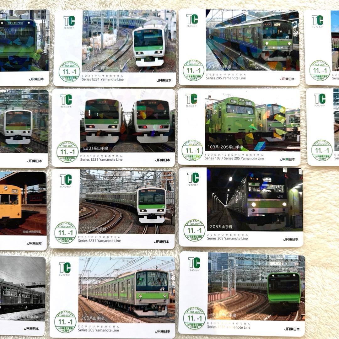 【14種コンプ】山手線環状運転100周年記念・限定電車カード