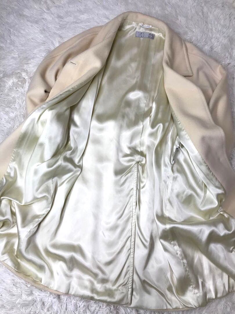 【値下げ対応可能‼️】Max Mara ステンカラーコート ベルト付き Lサイズ