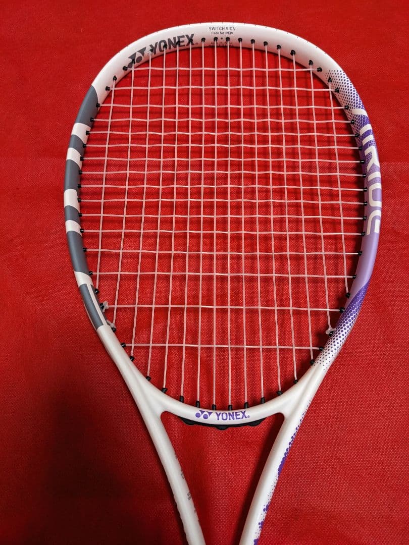 新品 YONEX AIRIDE エアライド 初心者 軟式テニスラケット パープル
